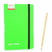 Notebook Medium Verde Righe