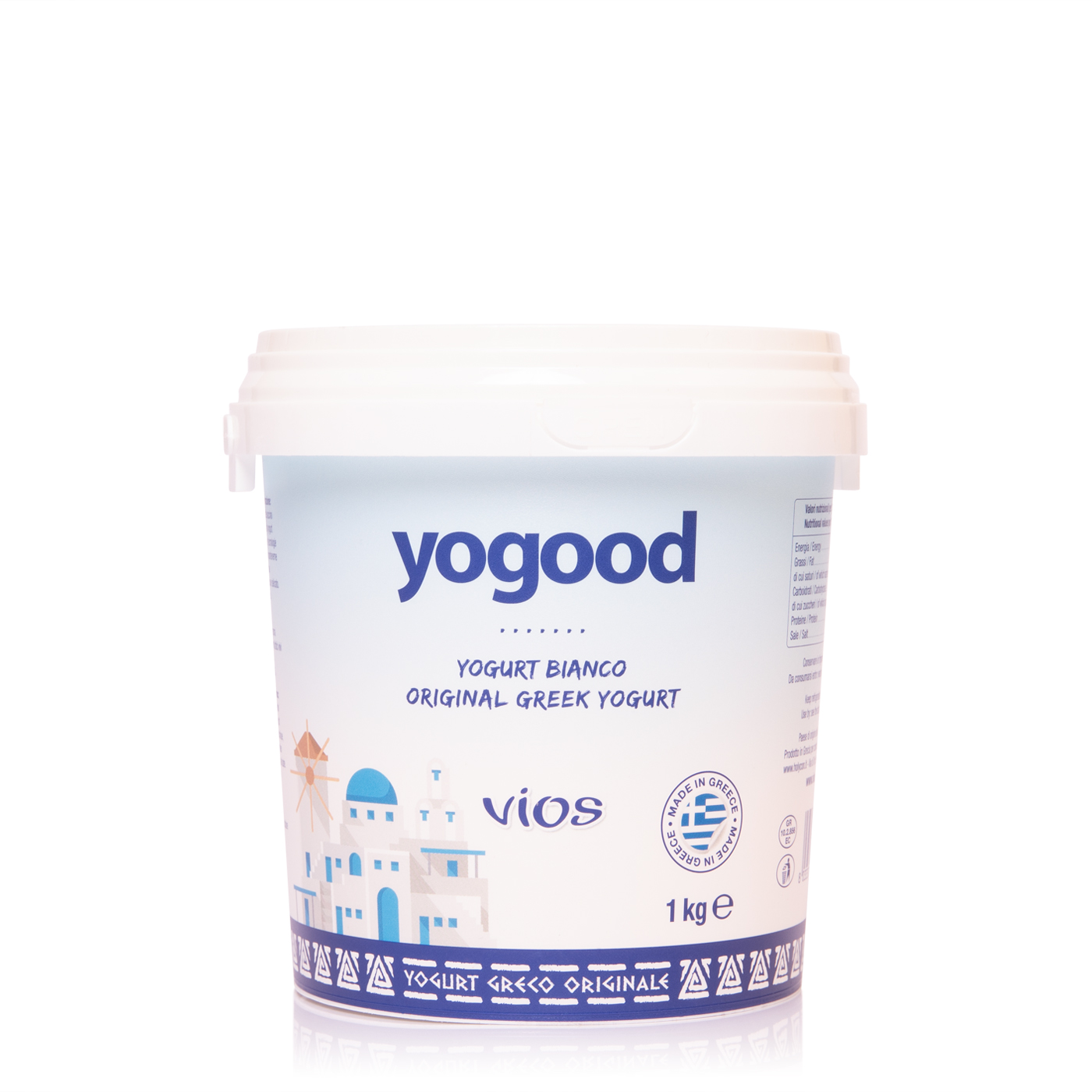 Yogurt greco bianco 1Kg Vios