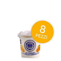 Yogurt con Pesca e Amaretto 8pz.