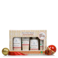 Geschenkbox Olive und weiße Blüten - Feuchtigkeitscreme