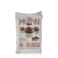 Muffin al cacao con gocce di cioccolato