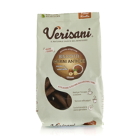 Biscotti con farina di grani antichi, cacao e nocciole