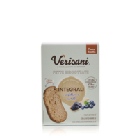 Fette biscottate integrali con confettura di mirtilli