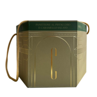 Panettone Caramello e Pistacchio in Scatola