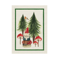 Canovaccio in lino Jolly Elf 50x70 verde