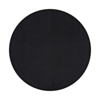 Tovaglietta Rotonda Fabric Nero