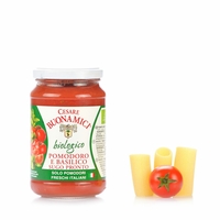 Bio-Fertigsauce mit Tomaten und Basilikum