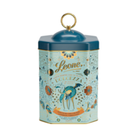 Coated Gianduia Eggs in a Tin