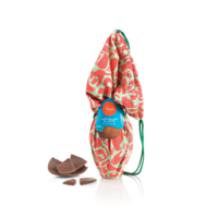 Uovo di cioccolato al latte con sorpresa e confezione a zainetto