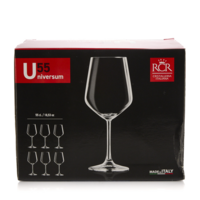 6 Calici in cristallo