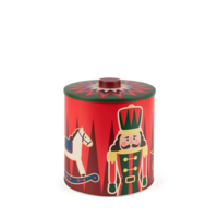 Biscottiera in latta con coperchio 3,5l Vintage Christmas