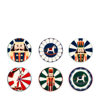 Sottobicchieri Vintage Christmas 6 pezzi