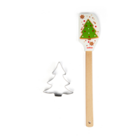 Set Spatola e Taglia Biscotti Albero di Natale