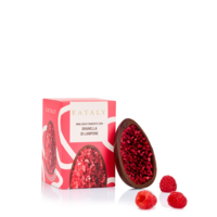 Mini Dark Chocolate Egg with Raspberry Crumble