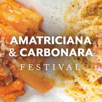 AMATRICIANA & CARBONARA FESTIVAL: CARNET PROMO - DOMENICA 22