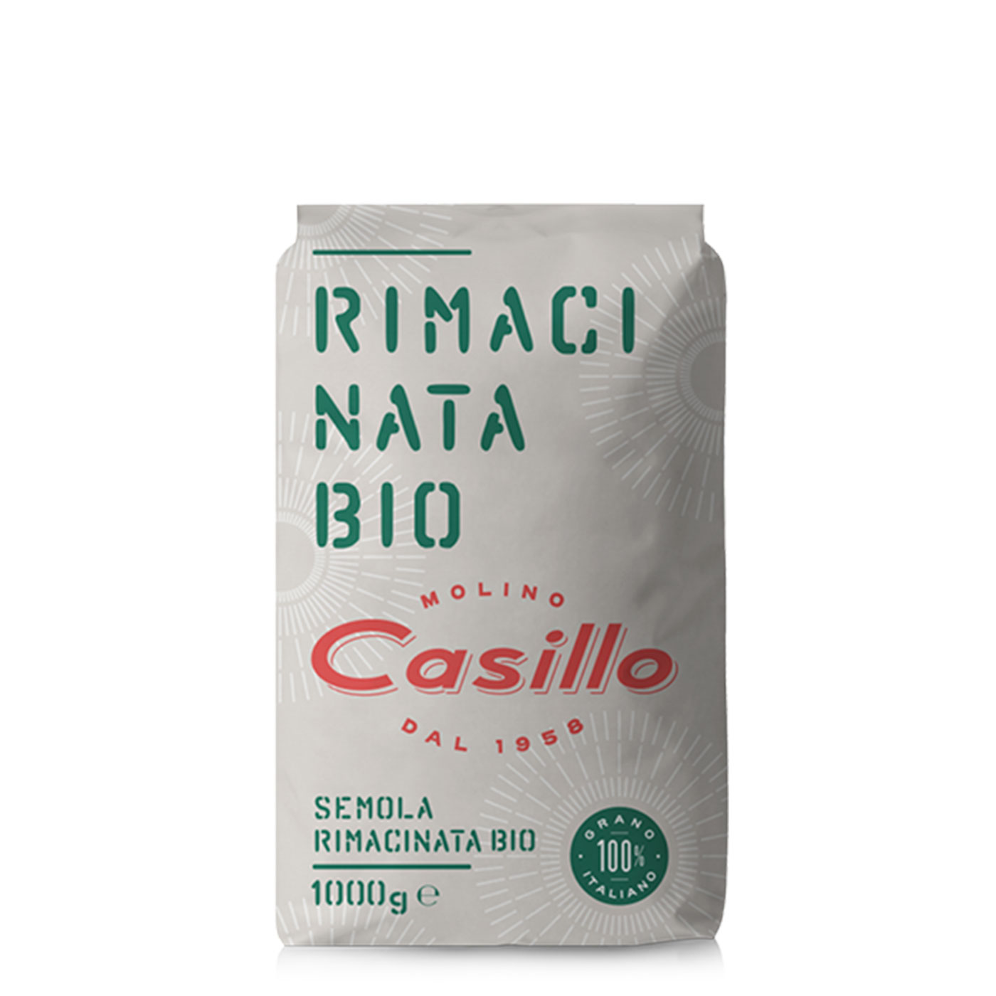 Remilled organic durum wheat semolina 1kg Selezione Casillo