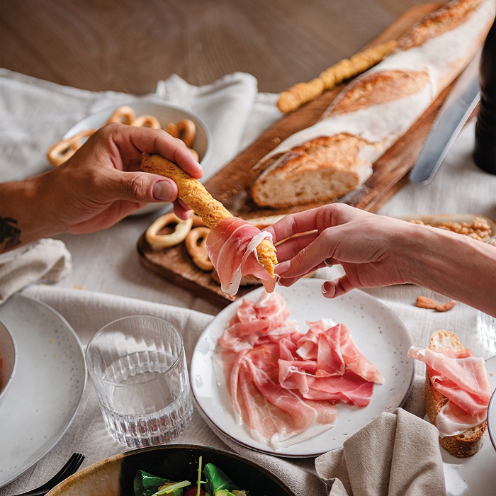 Degustazione di prosciutto san daniele dop Aula Didattica 6/11/2022